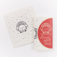 Mini Schwammtuch Wilhelm - im Konfettiregen Mini Schwammtuch Wilhelm - im Konfettiregen