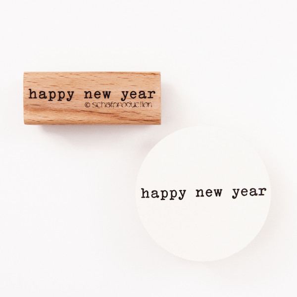Motivstempel - happy new year [SM]
