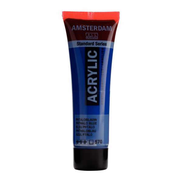 Acrylfarbe Amsterdam 20ml - Phthaloblau 570