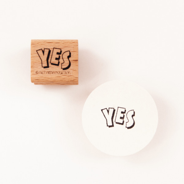 Motivstempel - YES [Comicstyle]