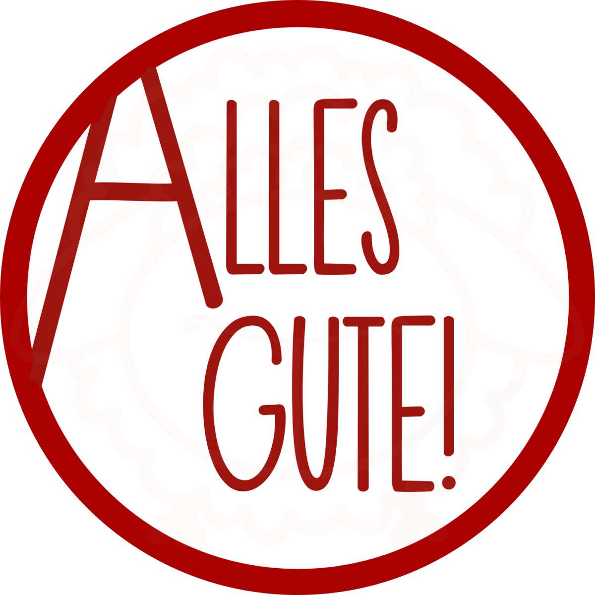 Motivstempel - Alles Gute! | schafproduction
