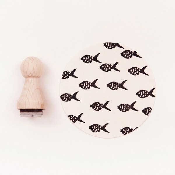 Ministempel - Fisch mit Kussmund