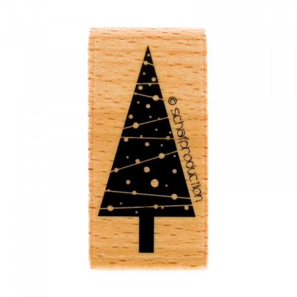 Motivstempel - Weihnachtsbaum geometrisch
