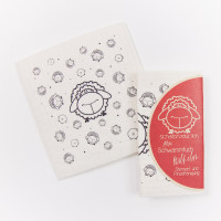 Mini Schwammtuch Wilhelm - und seine Herde Mini Schwammtuch Wilhelm - und seine Herde