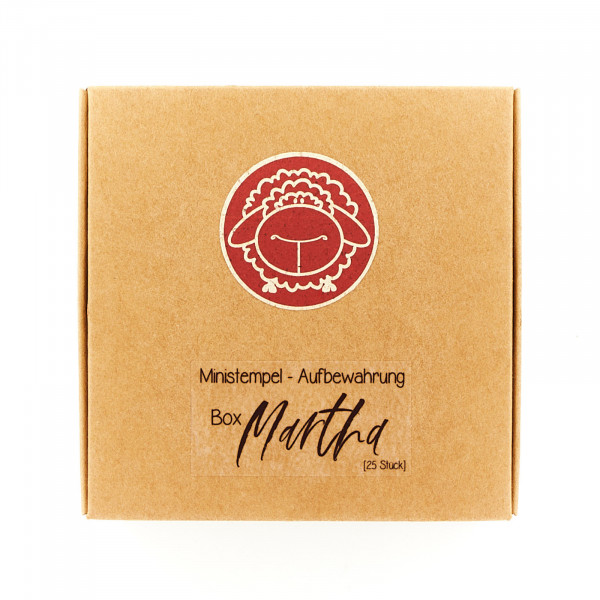 Ministempel Aufbewahrung - Box Martha