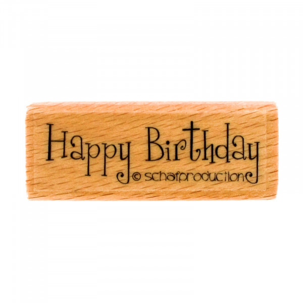Motivstempel - Happy Birthday